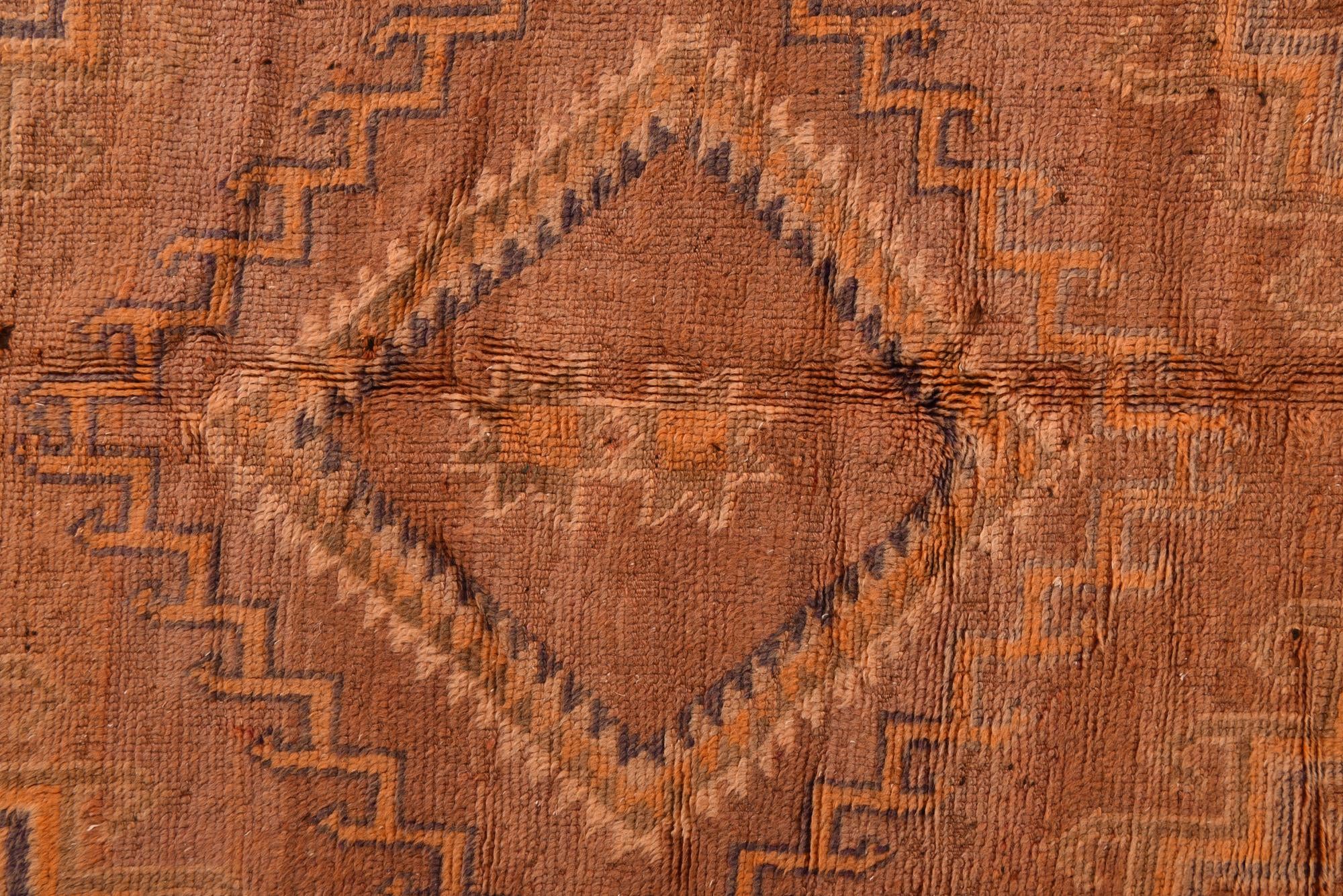 6' 8 x 13' 8 Hand Knotted Moroccan Wool Runner Rug