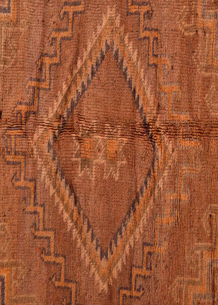 6' 8 x 13' 8 Hand Knotted Moroccan Wool Runner Rug