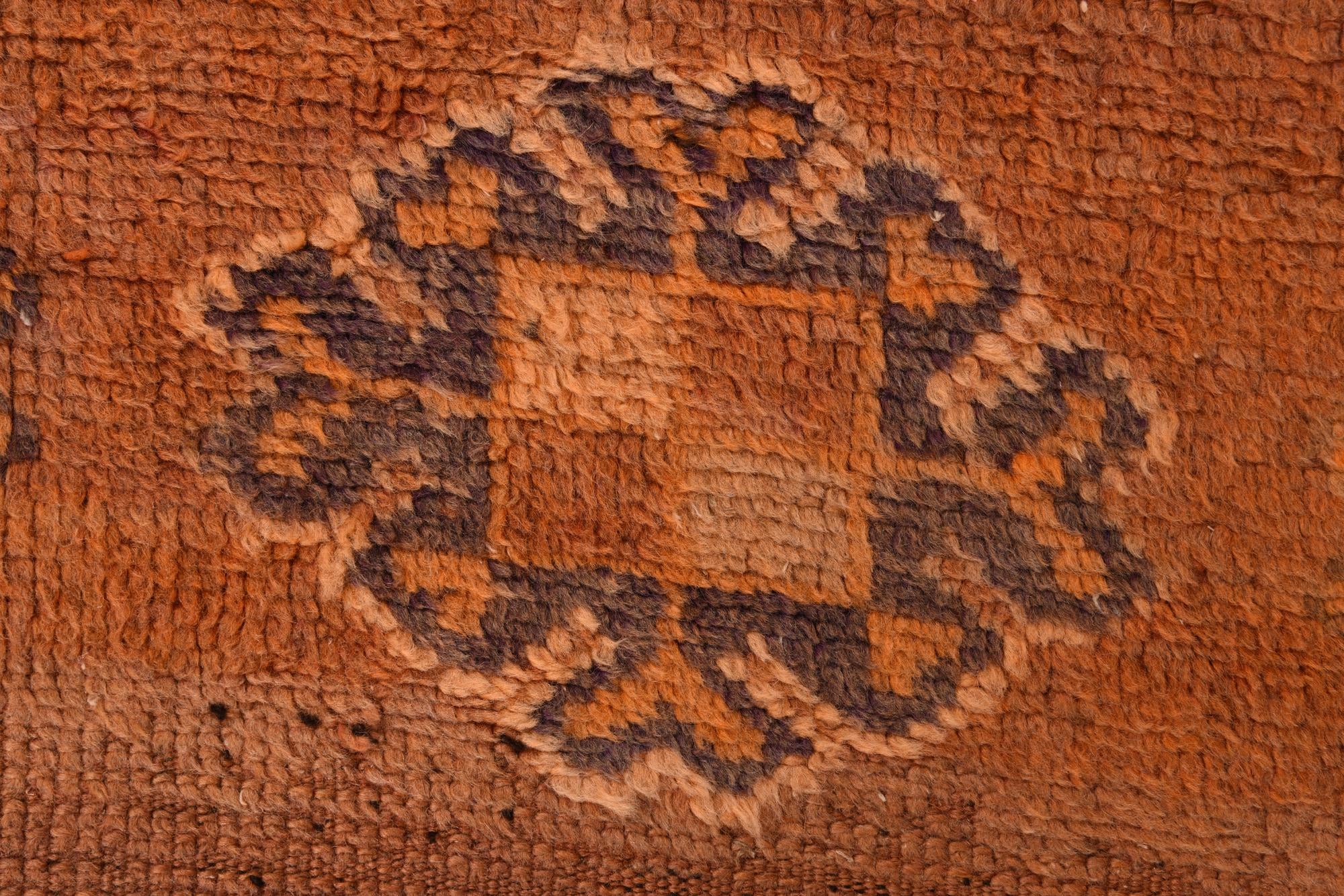 6' 8 x 13' 8 Hand Knotted Moroccan Wool Runner Rug