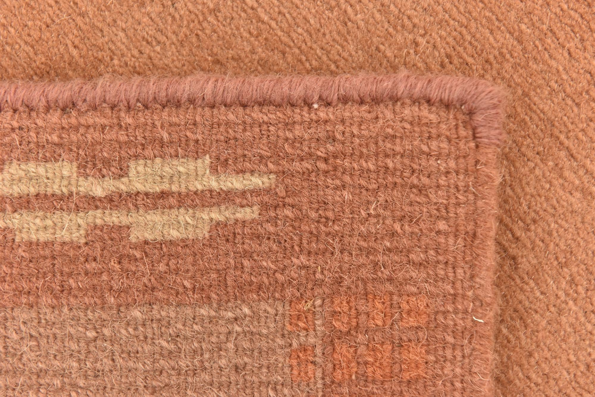 2' 4 x 4' 7 Hand Knotted Nepal Wool Runner Rug