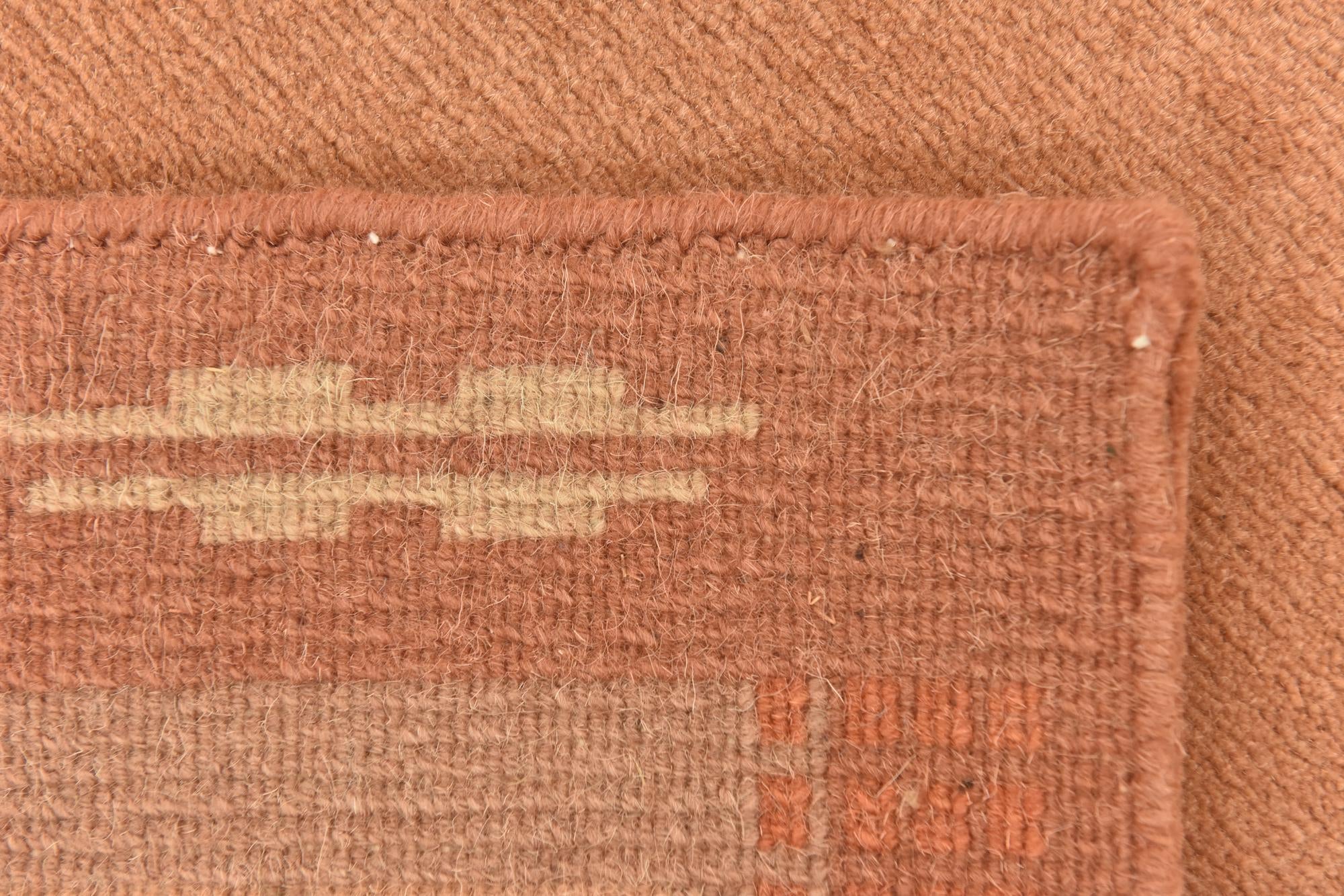 2' 5 x 4' 7 Hand Knotted Nepal Wool Runner Rug