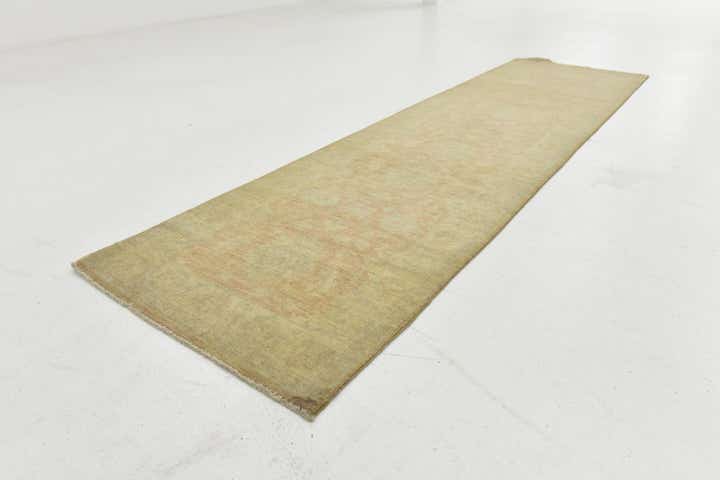 2' 7 x 9' 11 Hand Knotted Peshawar Ziegler Runner Rug