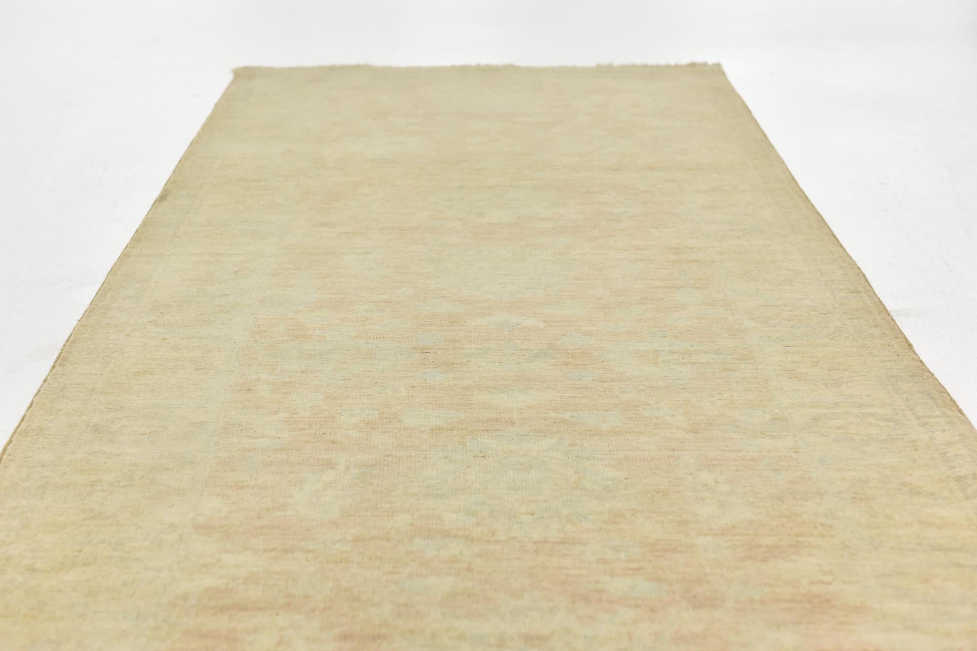 80cm x 300cm anudado a mano Peshawar Ziegler Alfombra Pasillera
