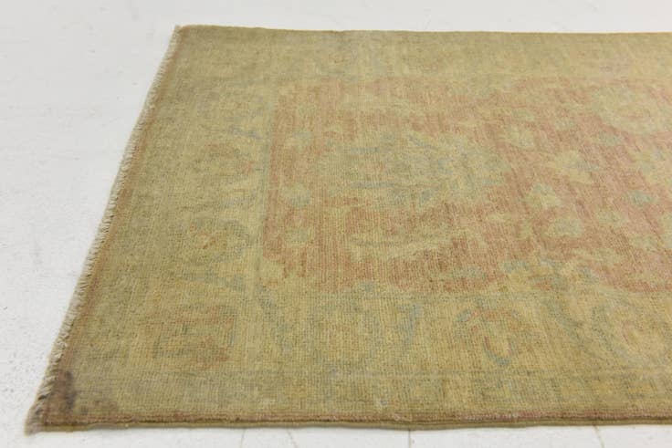 Detail image of 2' 7 x 9' 11 Hand Knotted Peshawar Ziegler Runner Rug