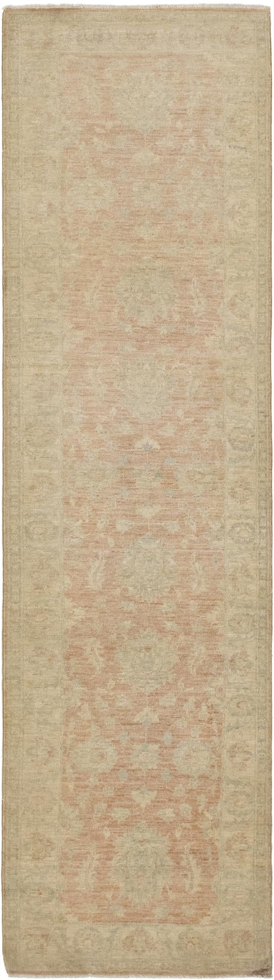 2' 7 x 9' 11 Hand Knotted Peshawar Ziegler Runner Rug