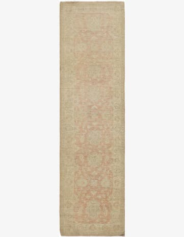 2' 7 x 9' 11 Hand Knotted Peshawar Ziegler Runner Rug