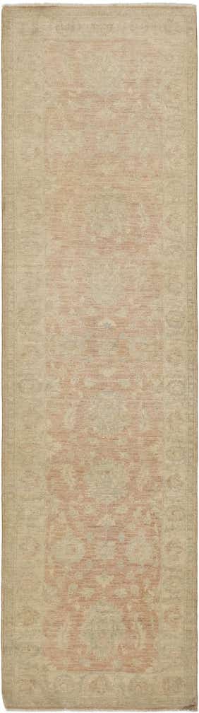 2' 7 x 9' 11 Hand Knotted Peshawar Ziegler Runner Rug