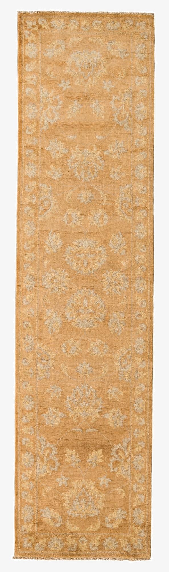 2' 8 x 10' 1  Hand Knotted Peshawar Ziegler Runner Rug