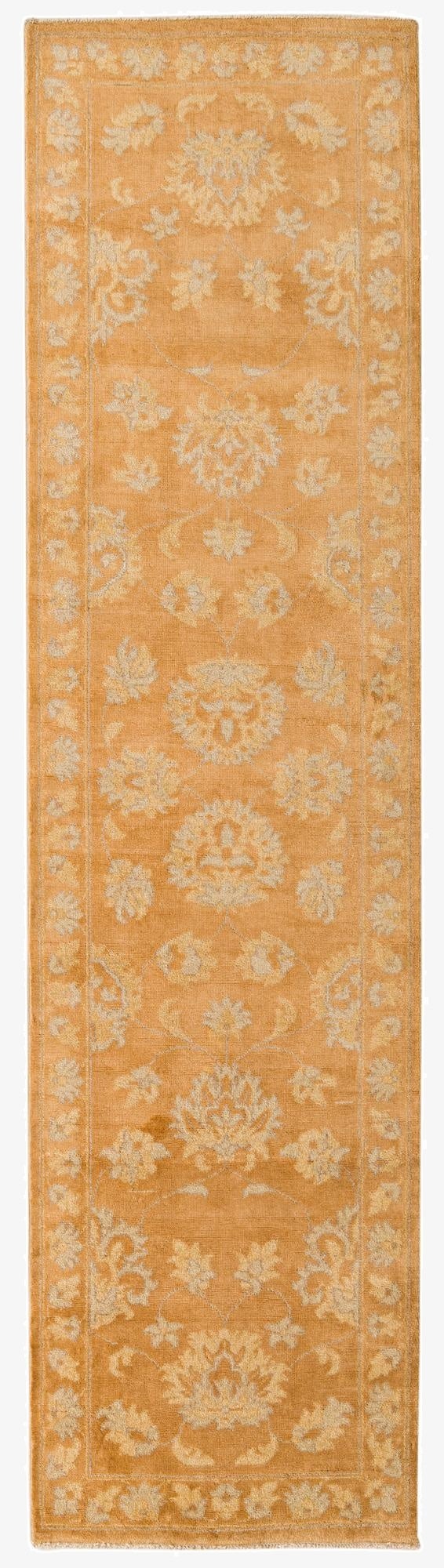 2' 8 x 10' 1  Hand Knotted Peshawar Ziegler Runner Rug