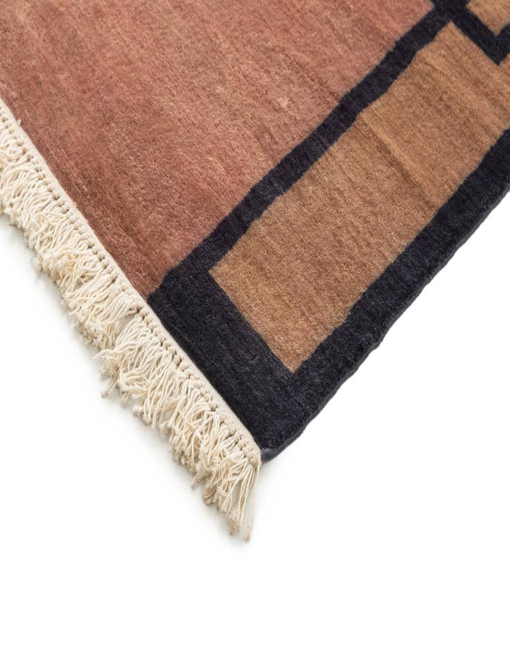 Detail image of 3' 4 x 5' 10 Hand Knotted Tibet Oriental Wool Runner Rug