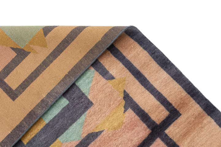 3' 4 x 5' 10 Hand Knotted Tibet Oriental Wool Runner Rug