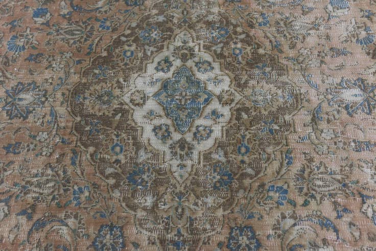 Detail image of 4' 5 x 7' 8 Hand Knotted Ultra Vintage Persian Wool Runner Rug