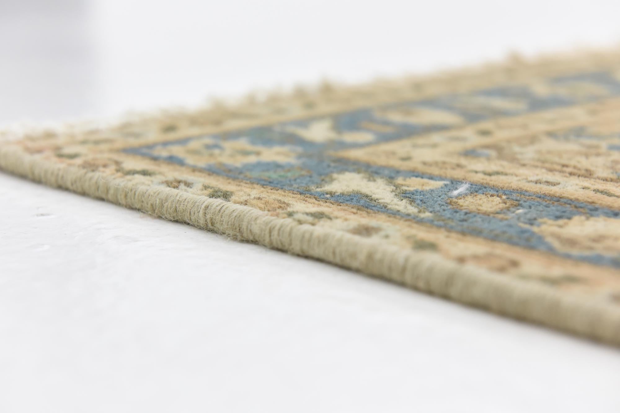 4' 5 x 7' 8 Hand Knotted Ultra Vintage Persian Wool Runner Rug