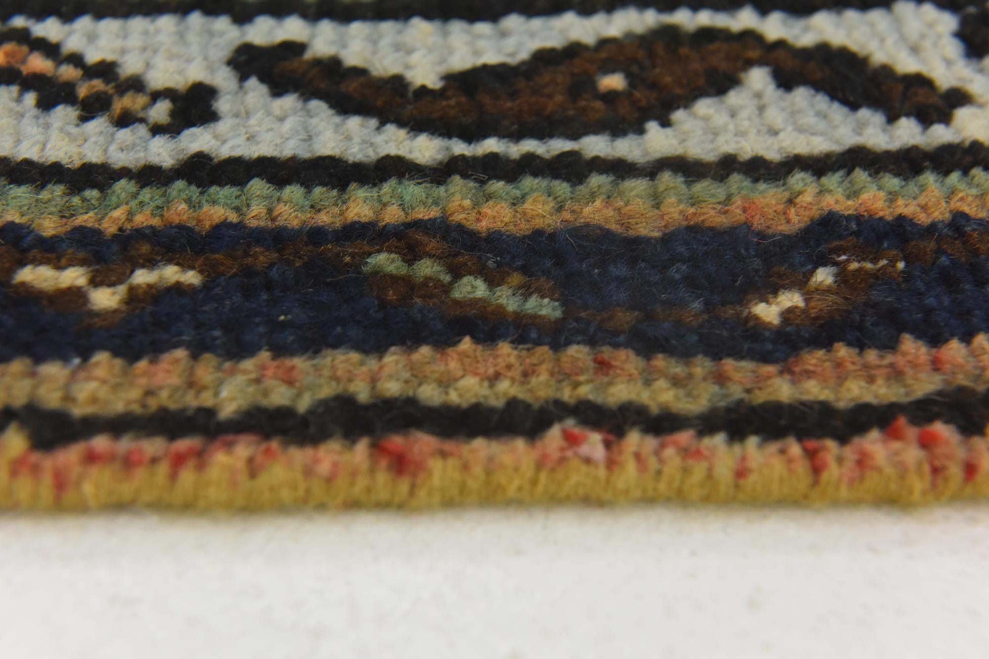 3' 6 x 9' 9 Hand Knotted Ultra Vintage Persian Wool Runner Rug