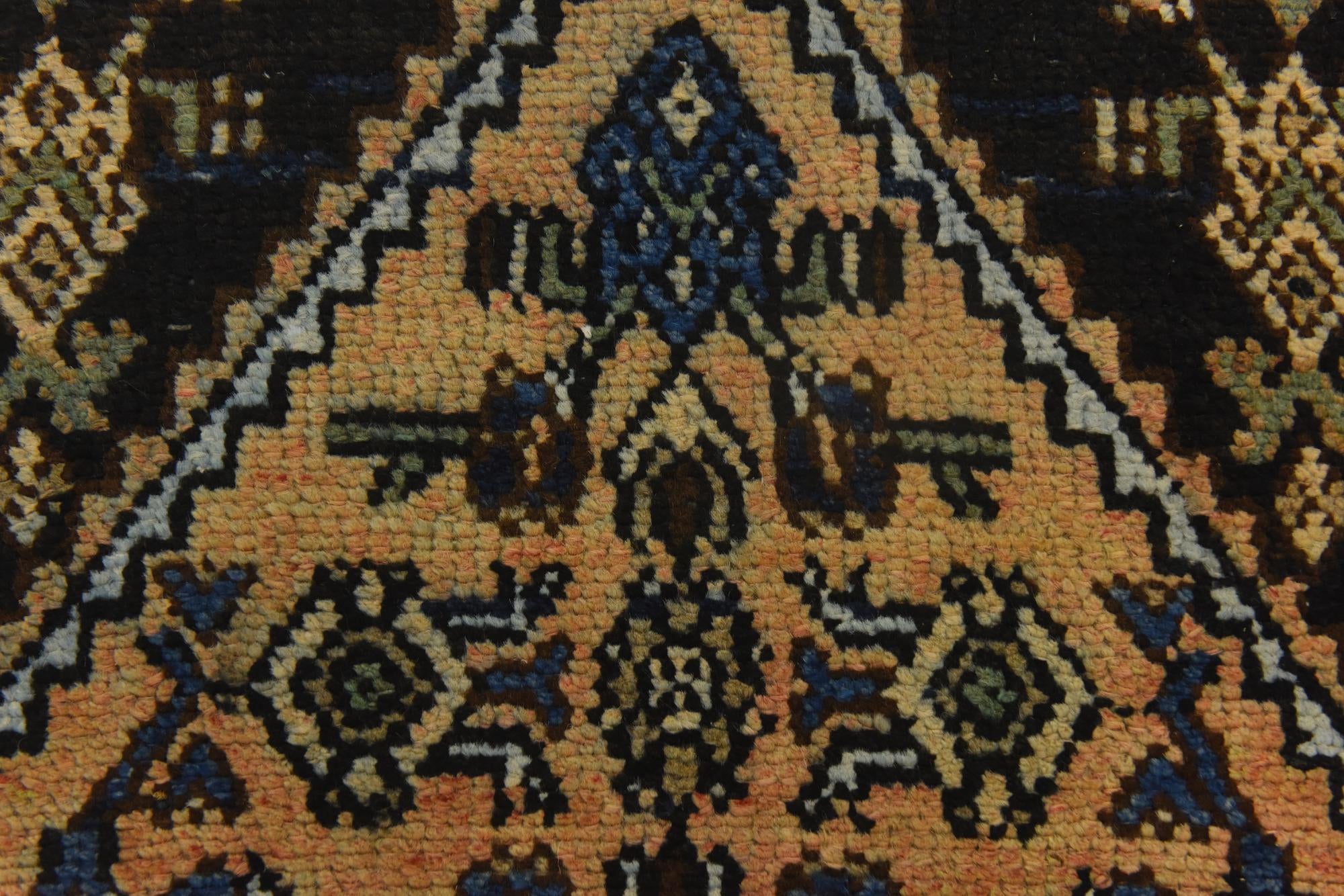3' 6 x 9' 9 Hand Knotted Ultra Vintage Persian Wool Runner Rug