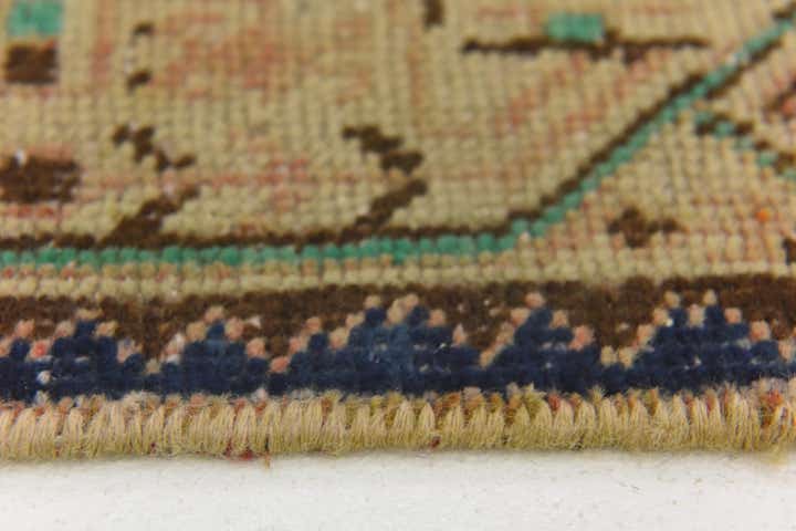 3' 4 x 10' 1 Hand Knotted Ultra Vintage Persian Wool Runner Rug