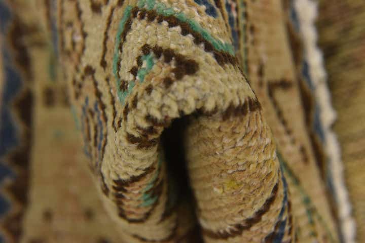 3' 4 x 10' 1 Hand Knotted Ultra Vintage Persian Wool Runner Rug