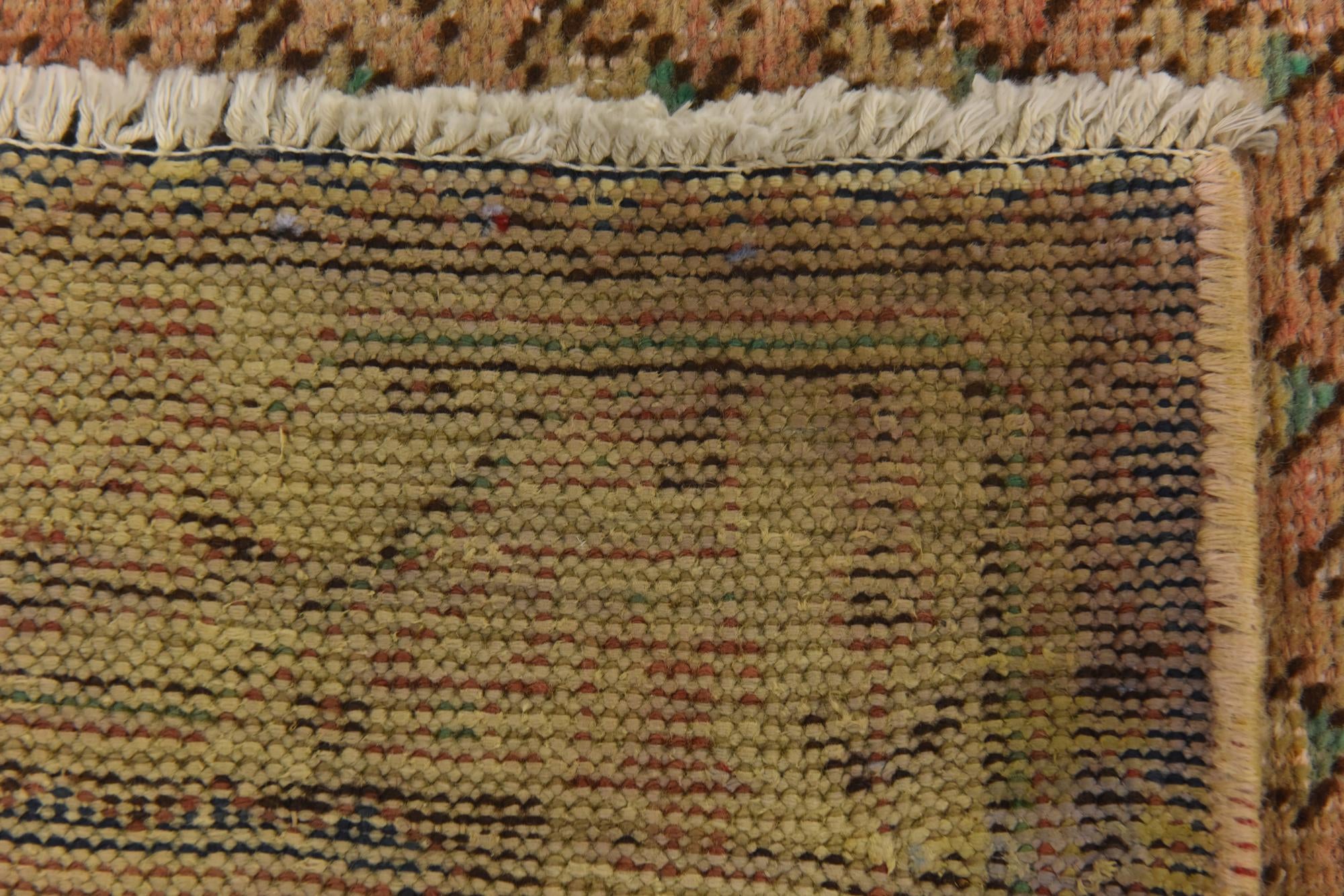 3' 4 x 10' 1 Hand Knotted Ultra Vintage Persian Wool Runner Rug