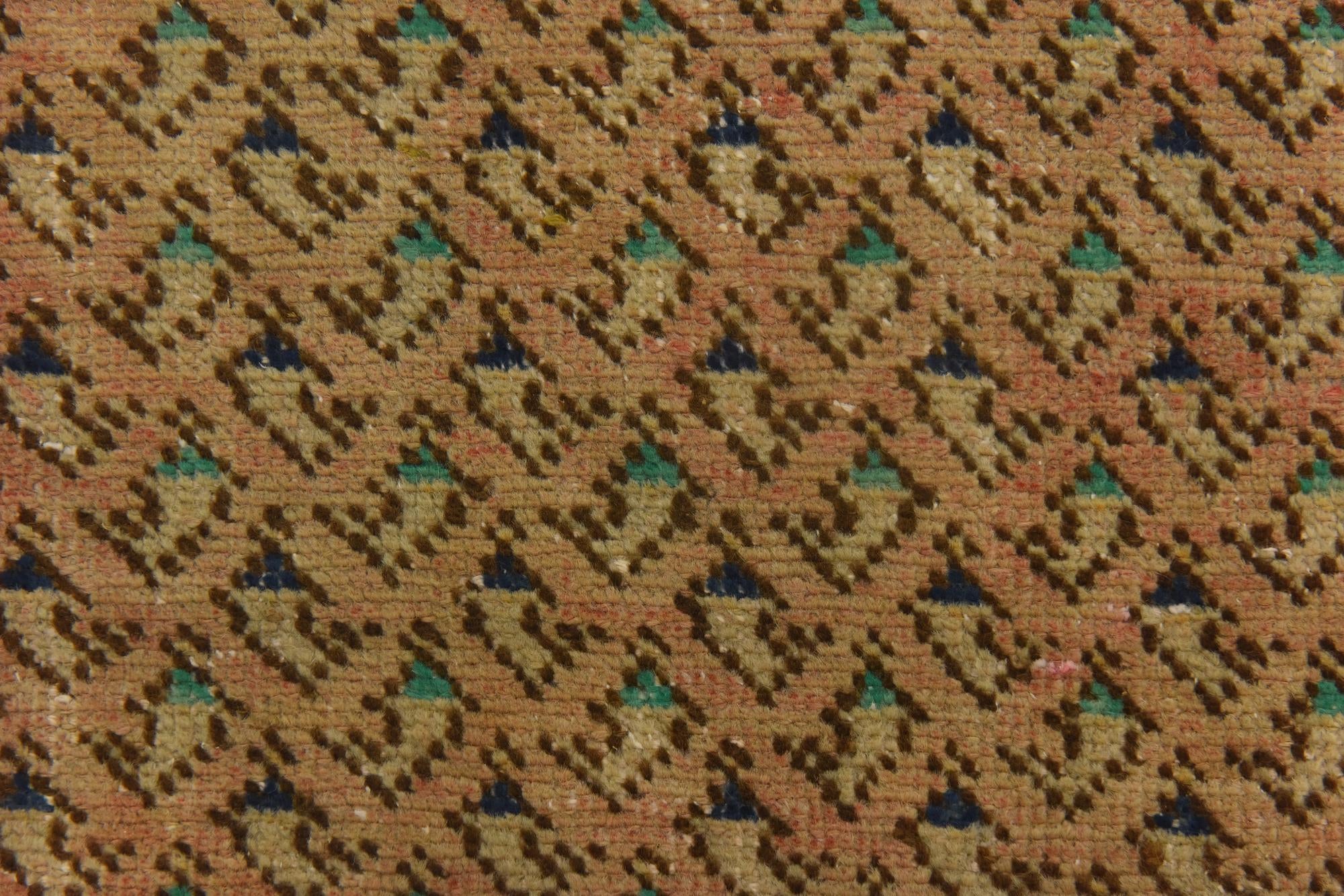 3' 4 x 10' 1 Hand Knotted Ultra Vintage Persian Wool Runner Rug
