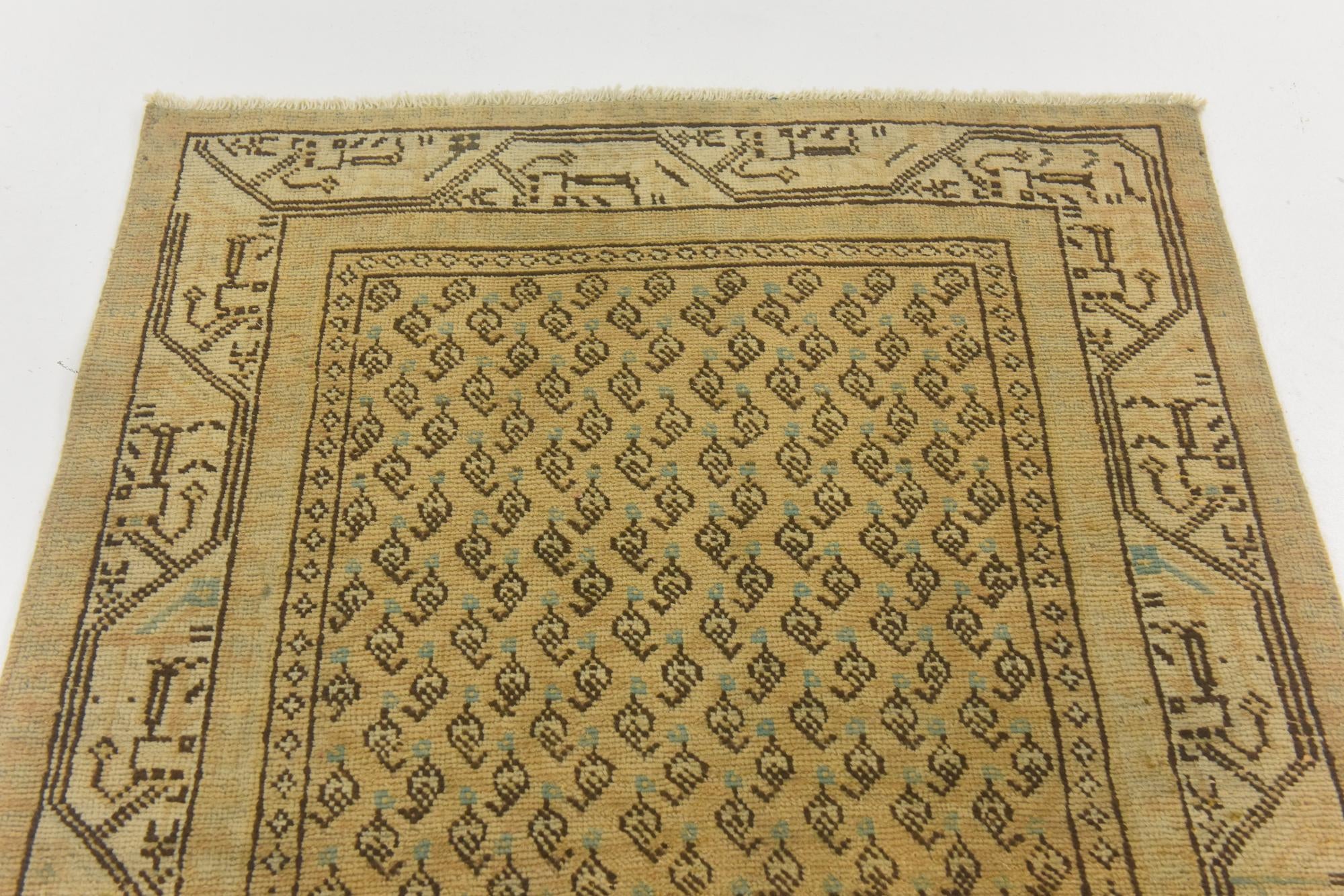 3' 2 x 10' 1 Hand Knotted Ultra Vintage Persian Wool Runner Rug