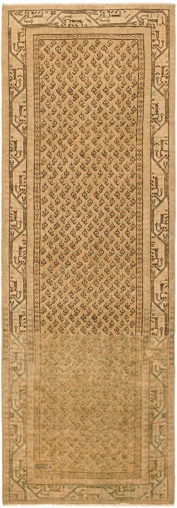 3' 2 x 10' 1 Hand Knotted Ultra Vintage Persian Wool Runner Rug
