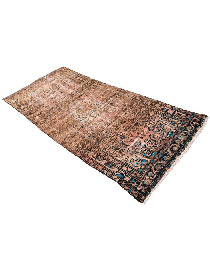 Detail image of 3' 3 x 7' 2 Hand Knotted Ultra Vintage Persian Wool Runner Rug