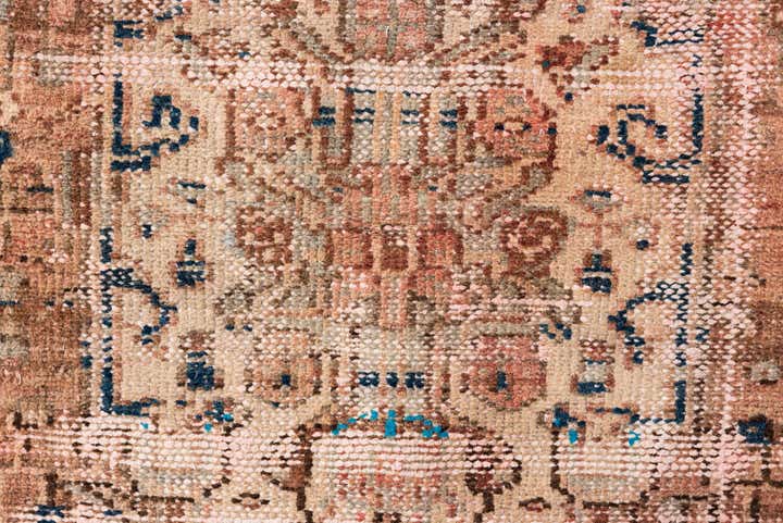 3' 3 x 7' 2 Hand Knotted Ultra Vintage Persian Wool Runner Rug