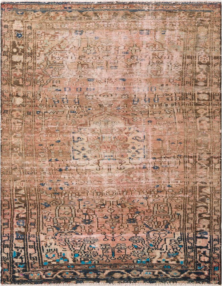  3' 3 x 7' 2  Hand Knotted Ultra Vintage Persian W...