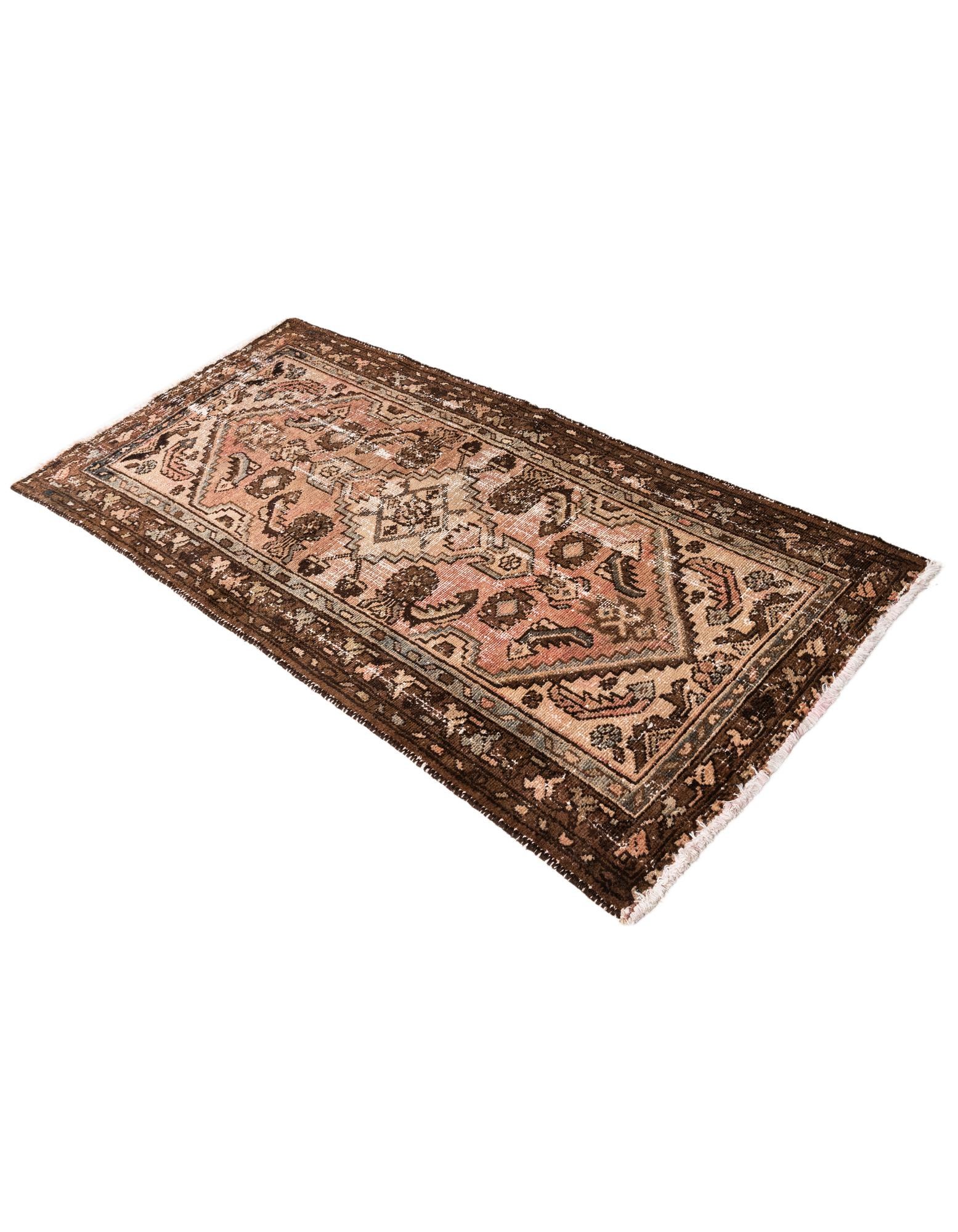 95cm x 200cm anudado a mano Ultra Vintage Alfombra Persa Lana Pasillera