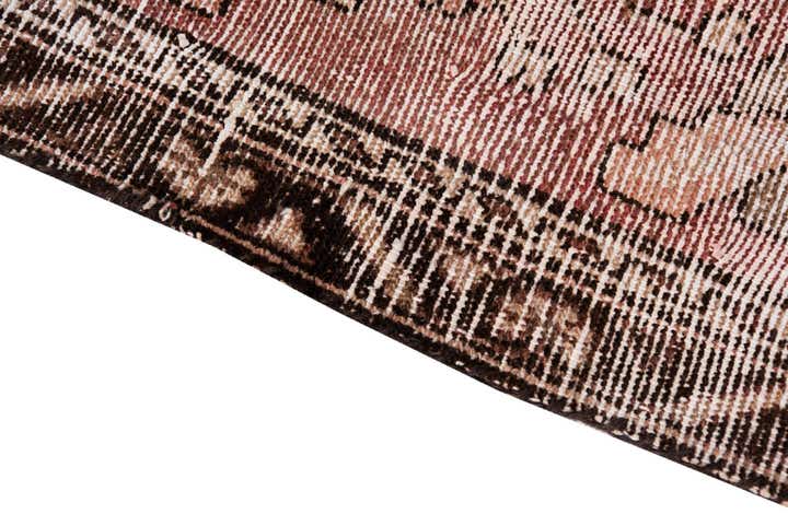 3' 4 x 9' 2 Hand Knotted Ultra Vintage Persian Wool Runner Rug