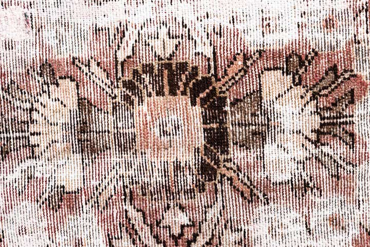 3' 4 x 9' 2 Hand Knotted Ultra Vintage Persian Wool Runner Rug
