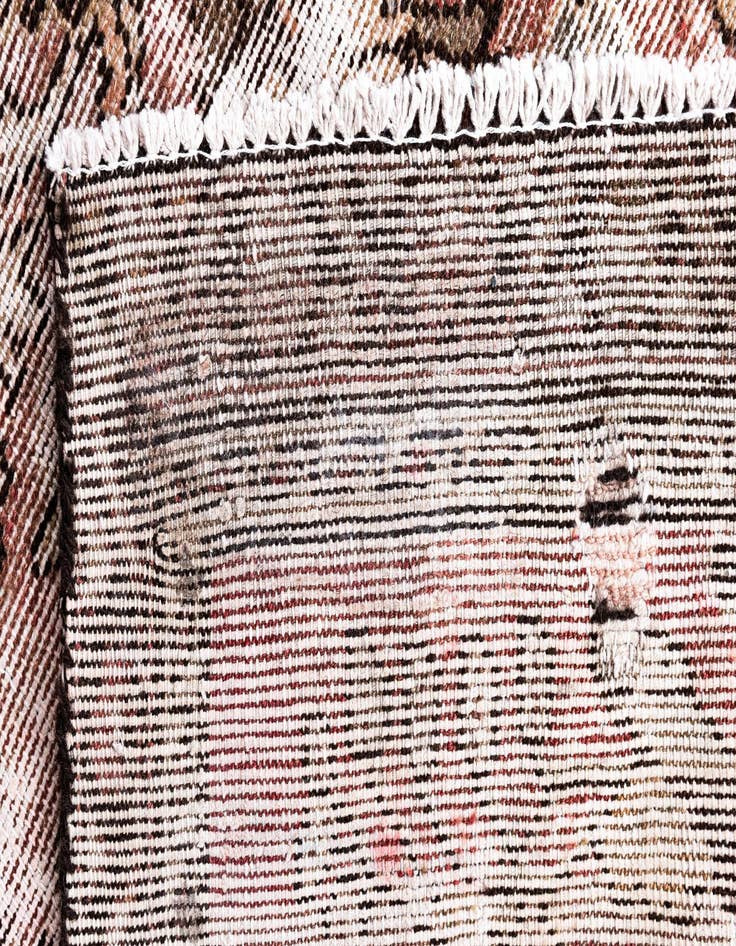 Detail image of 3' 4 x 9' 2  Hand Knotted Ultra Vintage Persian Wool Runner Rug