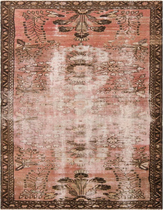 Detail image of 3' 4 x 9' 2 Hand Knotted Ultra Vintage Persian Wool Runner Rug