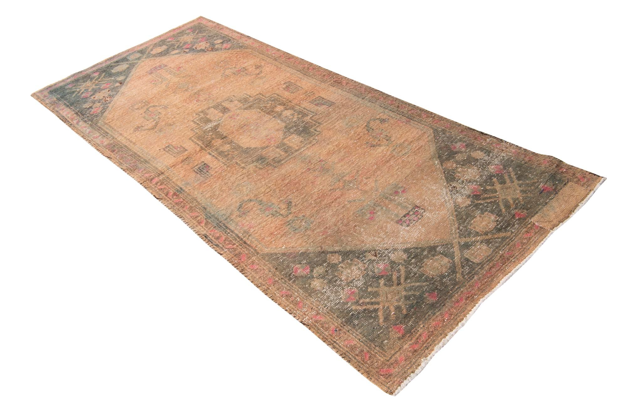 3' x 8' 8 Hand Knotted Ultra Vintage Persian Wool Runner Rug