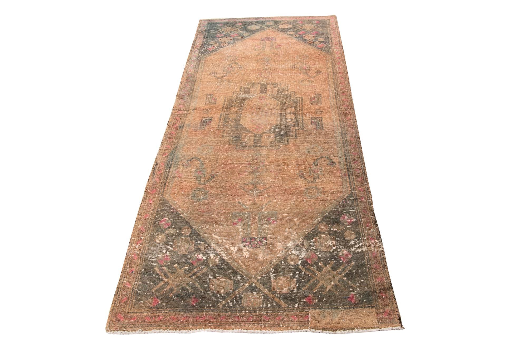 3' x 8' 8 Hand Knotted Ultra Vintage Persian Wool Runner Rug