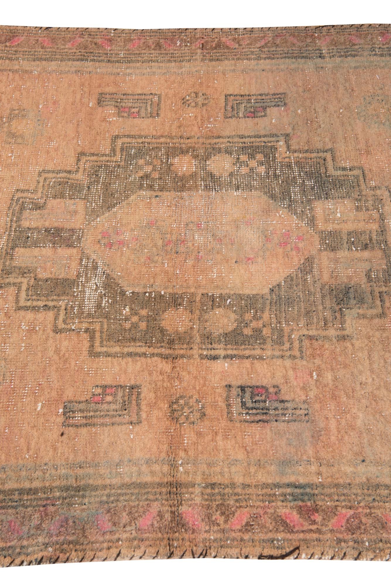 3' x 8' 8 Hand Knotted Ultra Vintage Persian Wool Runner Rug
