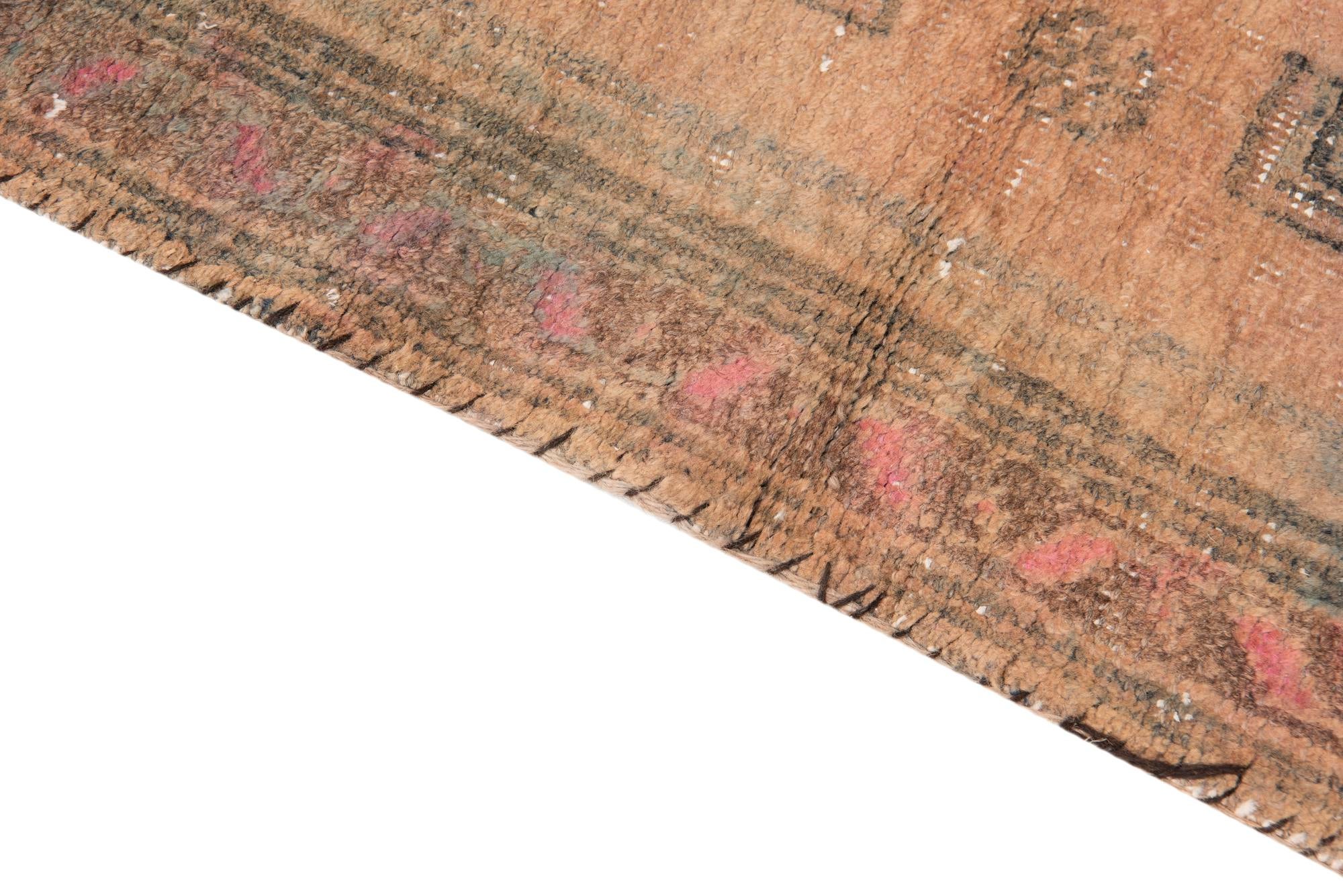 3' x 8' 8 Hand Knotted Ultra Vintage Persian Wool Runner Rug