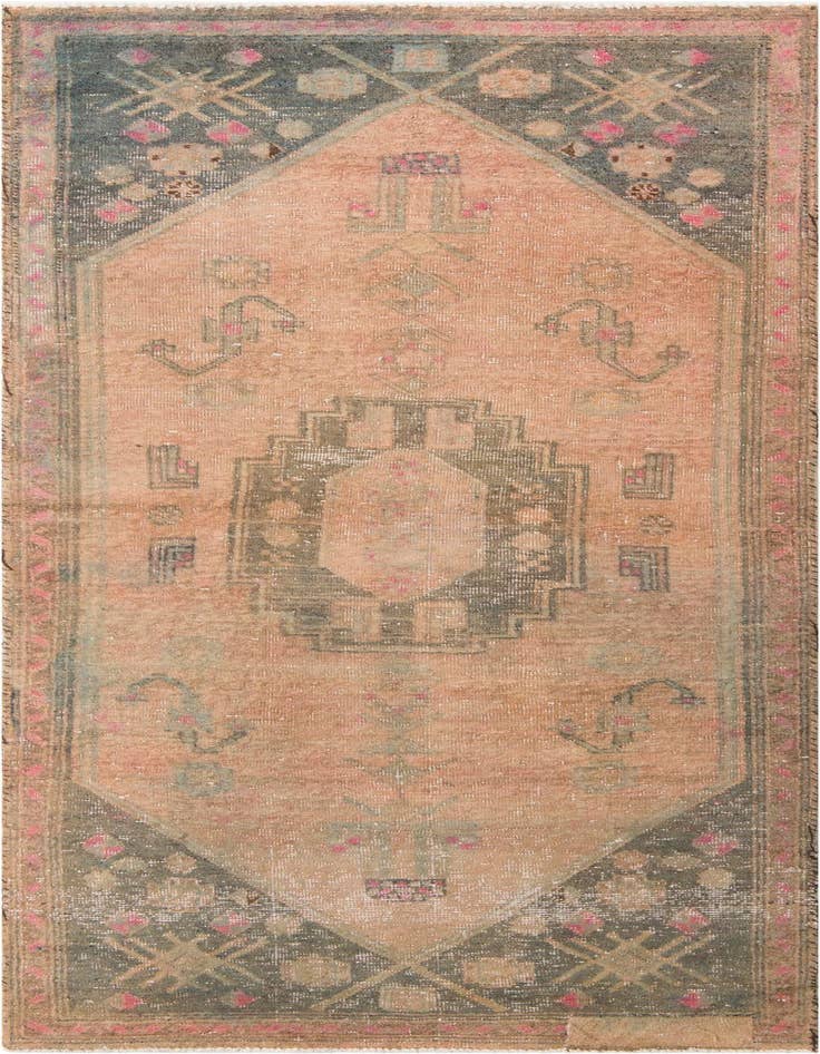 Detail image of 3' x 8' 8 Hand Knotted Ultra Vintage Persian Wool Runner Rug