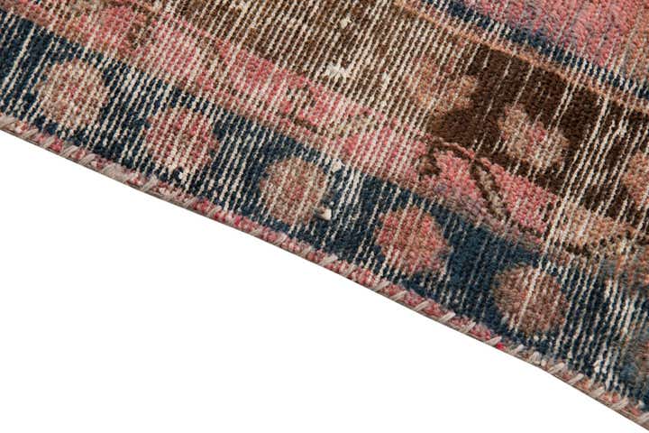 3' 3 x 6' 10 Hand Knotted Ultra Vintage Persian Wool Runner Rug