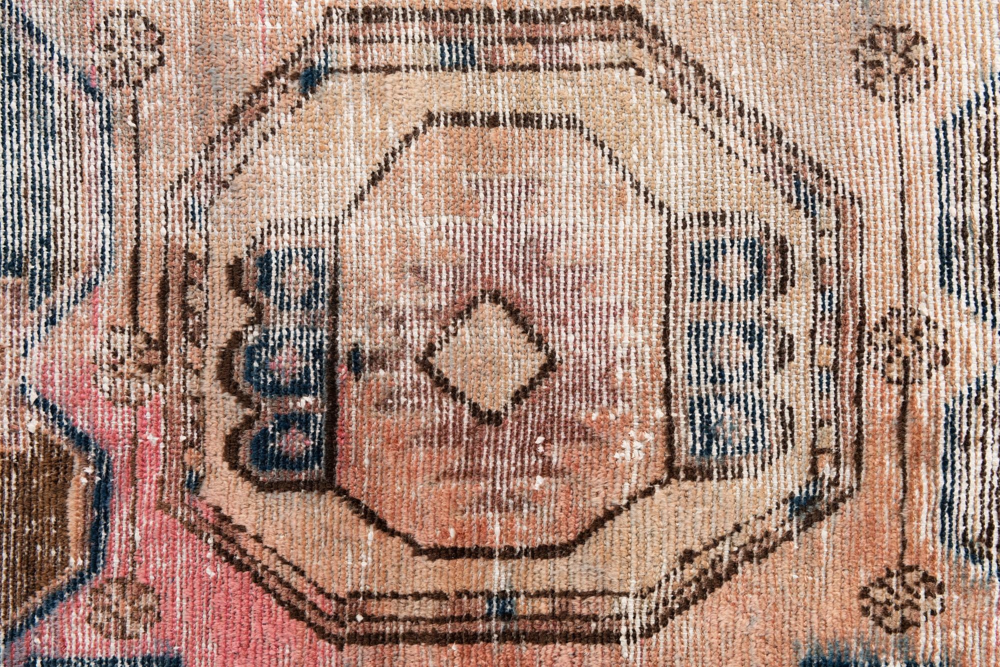 3' 3 x 6' 10 Hand Knotted Ultra Vintage Persian Wool Runner Rug