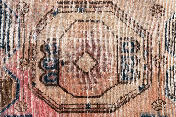 3' 3 x 6' 10 Hand Knotted Ultra Vintage Persian Wool Runner Rug