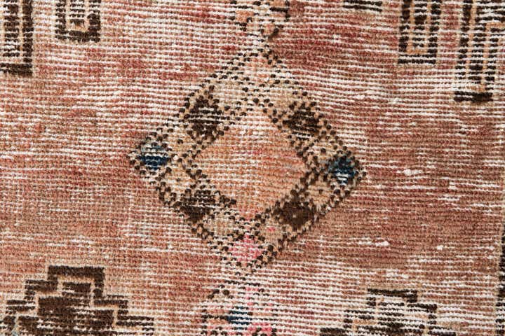 3' 3 x 6' 10 Hand Knotted Ultra Vintage Persian Wool Runner Rug