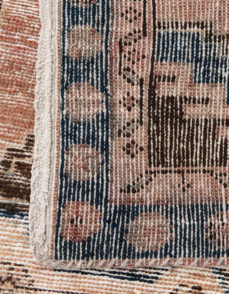 Detail image of 3' 3 x 6' 10  Hand Knotted Ultra Vintage Persian Wool Runner Rug