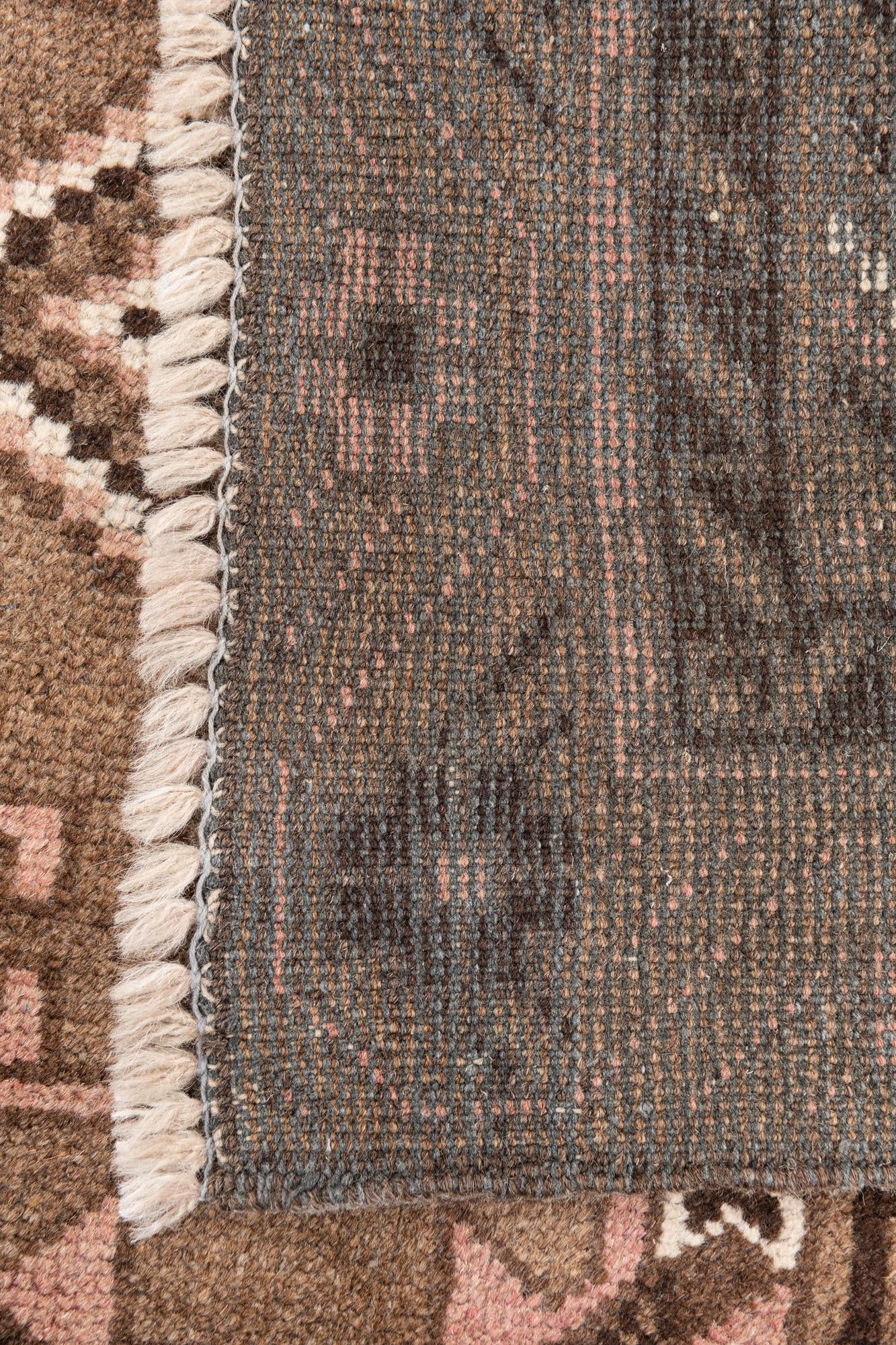 3' 4 x 6' 4 Hand Knotted Ultra Vintage Persian Wool Runner Rug