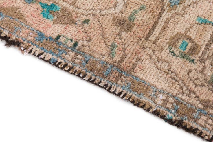 Detail image of 2' 4 x 6' 6 Hand Knotted Ultra Vintage Persian Wool Runner Rug