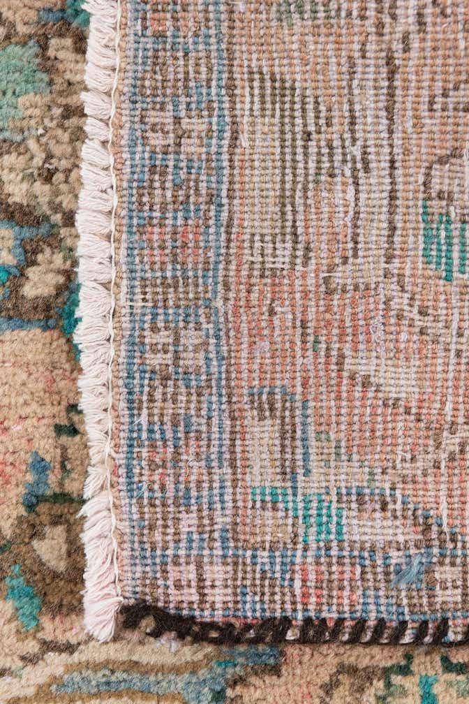 2' 4 x 6' 6 Hand Knotted Ultra Vintage Persian Wool Runner Rug