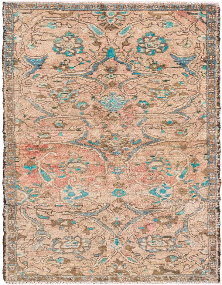 Primary image 2' 4 x 6' 6  Hand Knotted Ultra Vintage Persian Wool Runner Rug