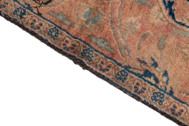 Detail image of 2' 4 x 4' 8 Hand Knotted Ultra Vintage Persian Wool Runner Rug