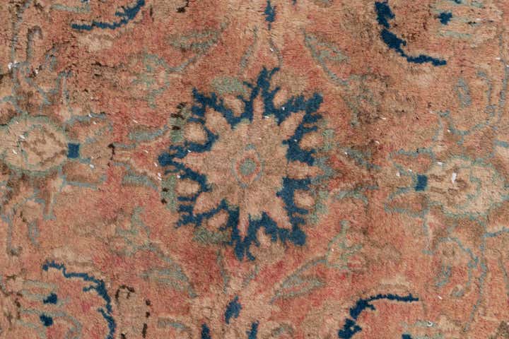 2' 4 x 4' 8 Hand Knotted Ultra Vintage Persian Wool Runner Rug