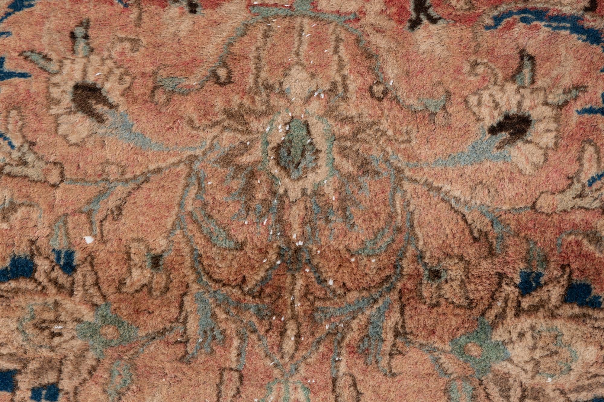 2' 4 x 4' 8 Hand Knotted Ultra Vintage Persian Wool Runner Rug